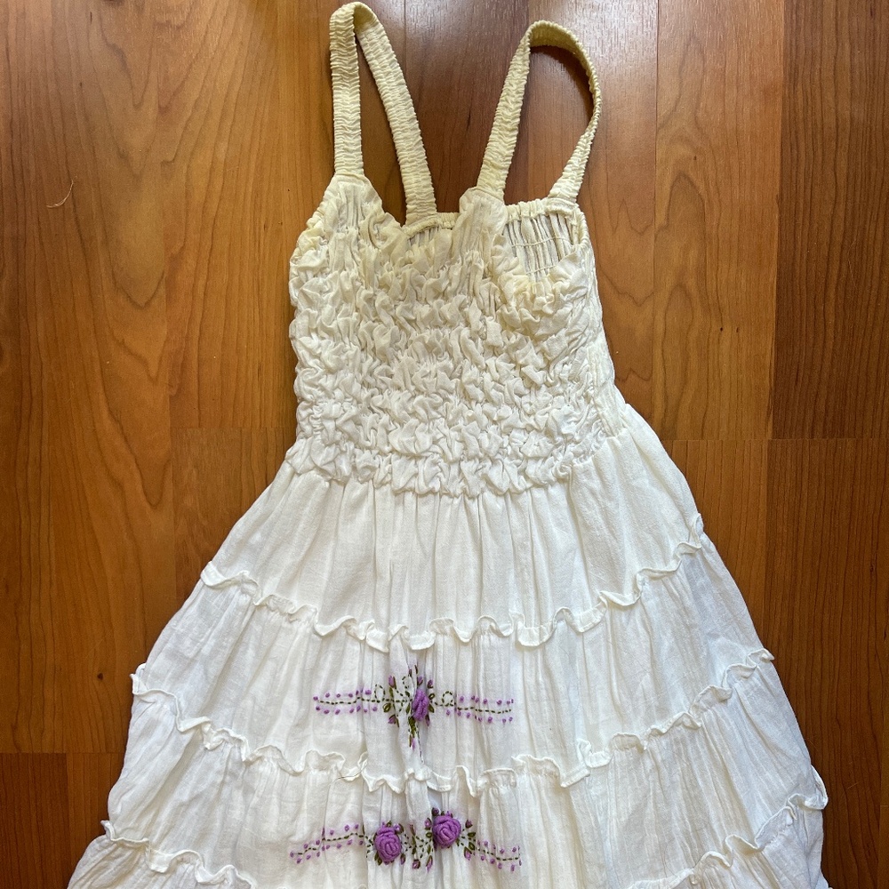 Beautiful Vintage Gypsy Rose Sun Dress small